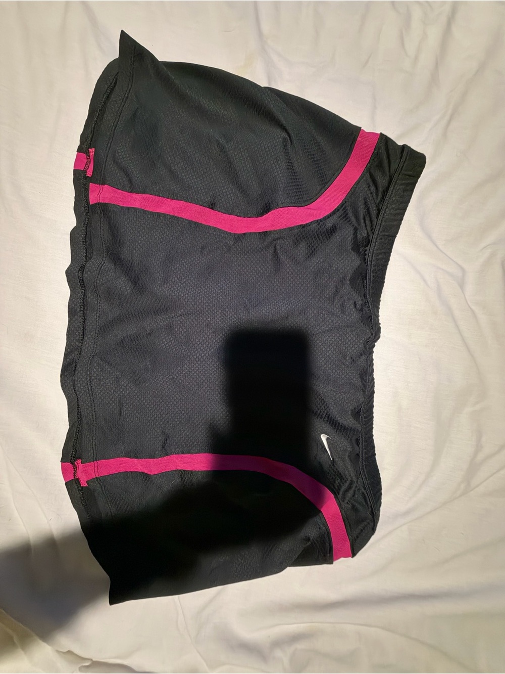 Black Athletic Skort with Pink Trim - Women's